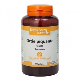 Ortie piquante feuilles 120 gélules Nat et Form