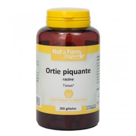 Ortie piquante racine 120 gélules Nat et Form