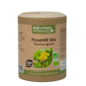 Pissenlit 60 gélules gamme écoresponsable Nat et Form