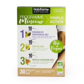 Programme minceur 3x10 ampoules Nat et Form BIO