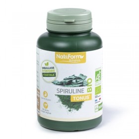 Spiruline Bio 200 gélules végétales Nat et Form