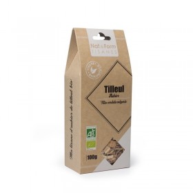 Tisane d'écorce d'aubier de tilleul 100g Nat et Form BIO