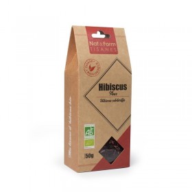 Tisane de fleurs  d'hibiscus 50g Nat et Form BIO