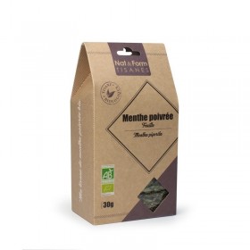 Tisane de feuilles de menthe poivrée 30g Nat et Form BIO