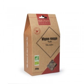 Tisane de feuilles de vigne rouge 80g Nat et Form BIO