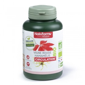 Vigne rouge et hamamelis 200 gélules végétales Nat et Form BIO