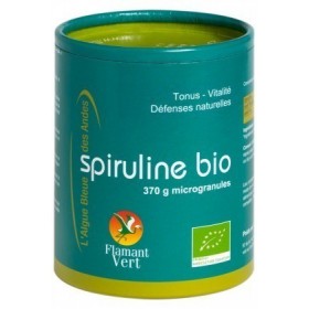 Spiruline des Andes 370g micro-granules Flamant Vert BIO