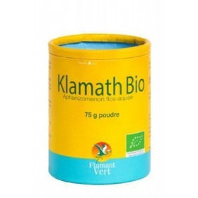 Klamath boite de 75g de paillettes Flamant Vert BIO