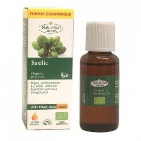 Huile essentielle de basilic 30 ml NaturSun arôme BIO