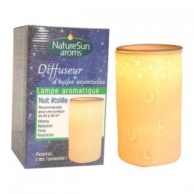 Diffuseur d'huiles essentielles Lampe aromatique nuit étoilée NatureSun aroms