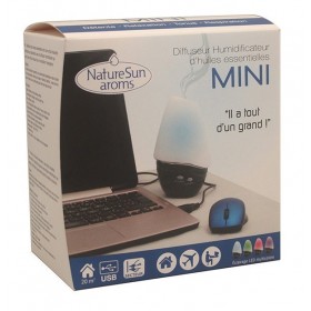 Diffuseur humidificateur d'huiles essentielles mini NatureSun aroms