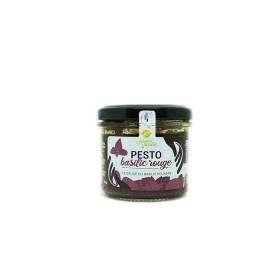 Pesto Basilic Rouge 90g Le Fabuleux Jardin BIO